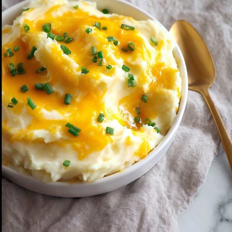 Baked Cheesy Mashed Potatoes Recipe