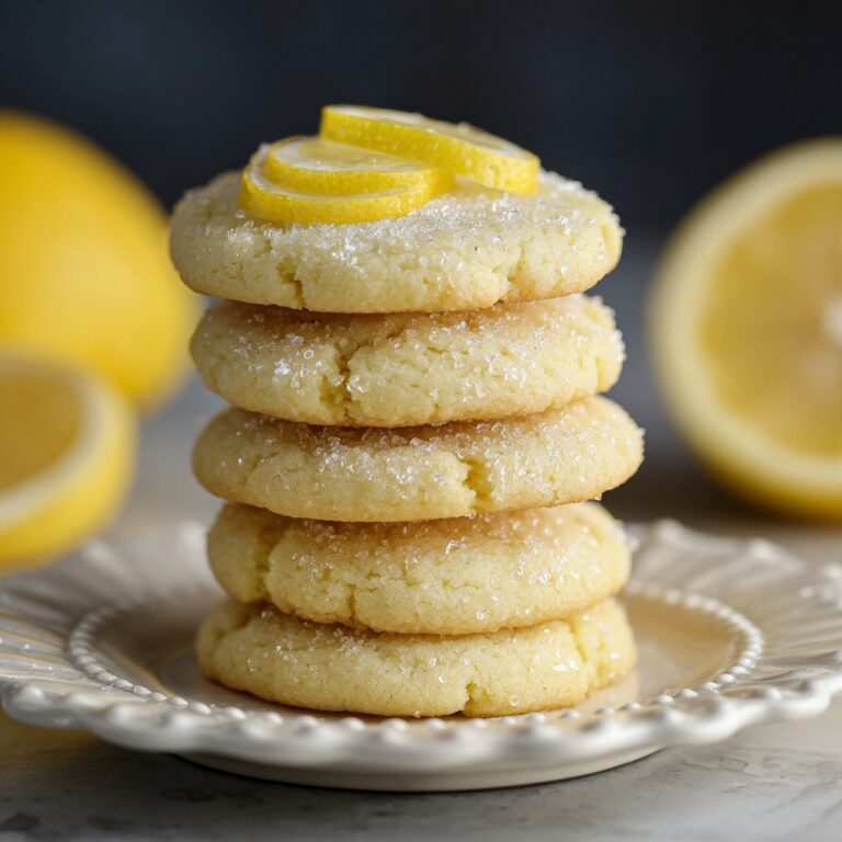 Lemon Sugar Cookies Recipe