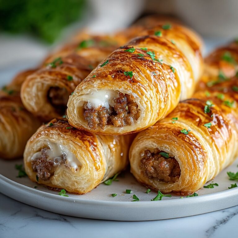 Rotel Sausage & Cream Cheese Crescents Recipe