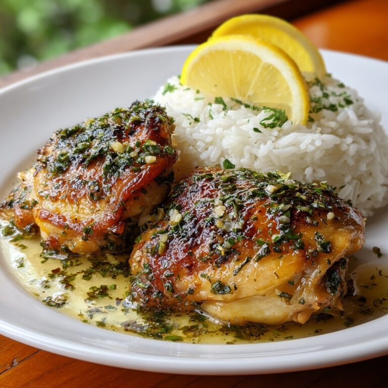 Crockpot Lemon Garlic Chicken Thighs Recipe