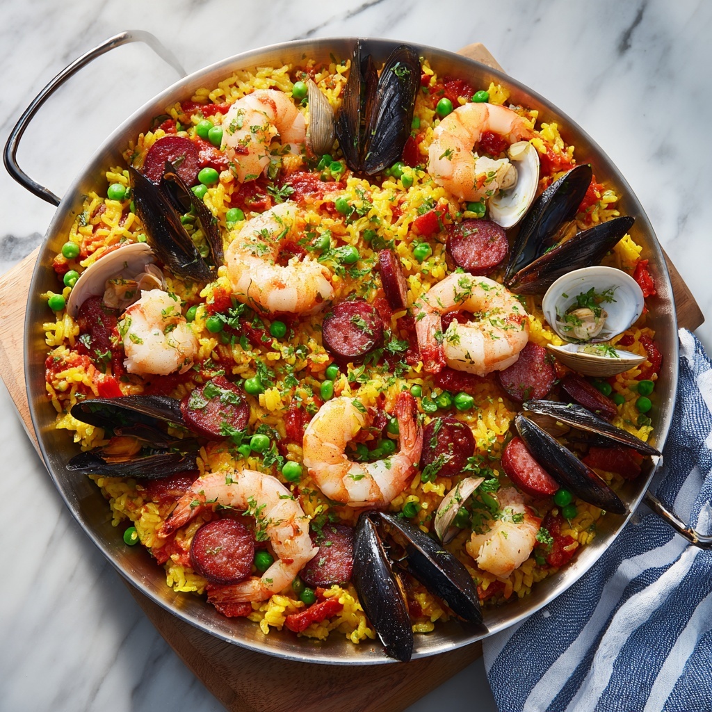 Seafood Paella Recipe - Recipe Image