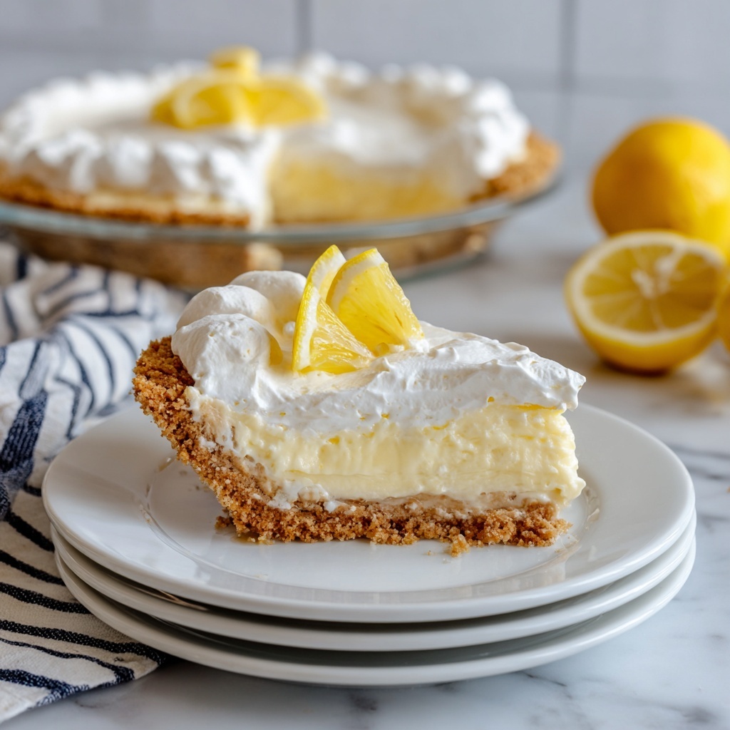 No-Bake Sugar-Free Lemon Pie Recipe - Recipe Image