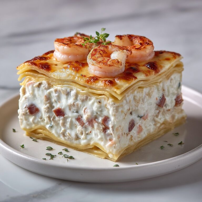 Seafood Lasagna with Shrimp & Crab Recipe