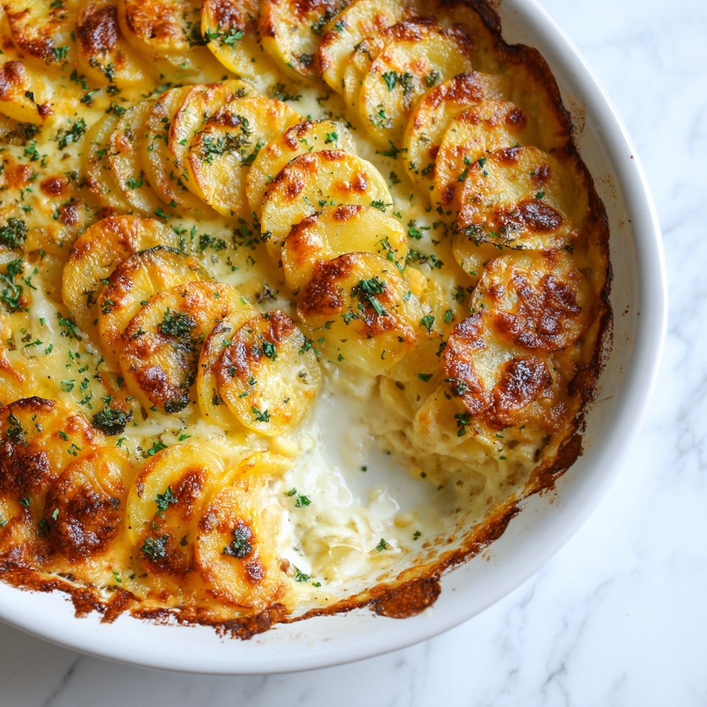 Cheesy Scalloped Potatoes Recipe - Recipe Image