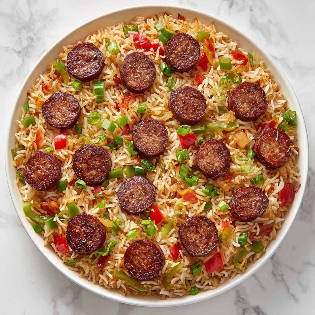 Cajun Sausage and Rice Skillet Recipe - Recipe Image