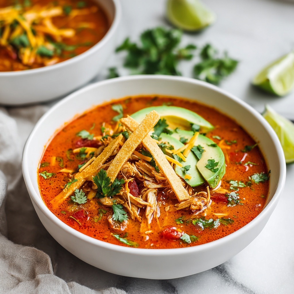 The Best Poblano Chicken Tortilla Soup From Scratch Recipe - Recipe Image