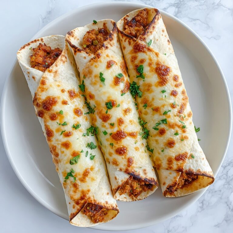 Cheesy Chicken Enchiladas with Homemade Red Sauce Recipe
