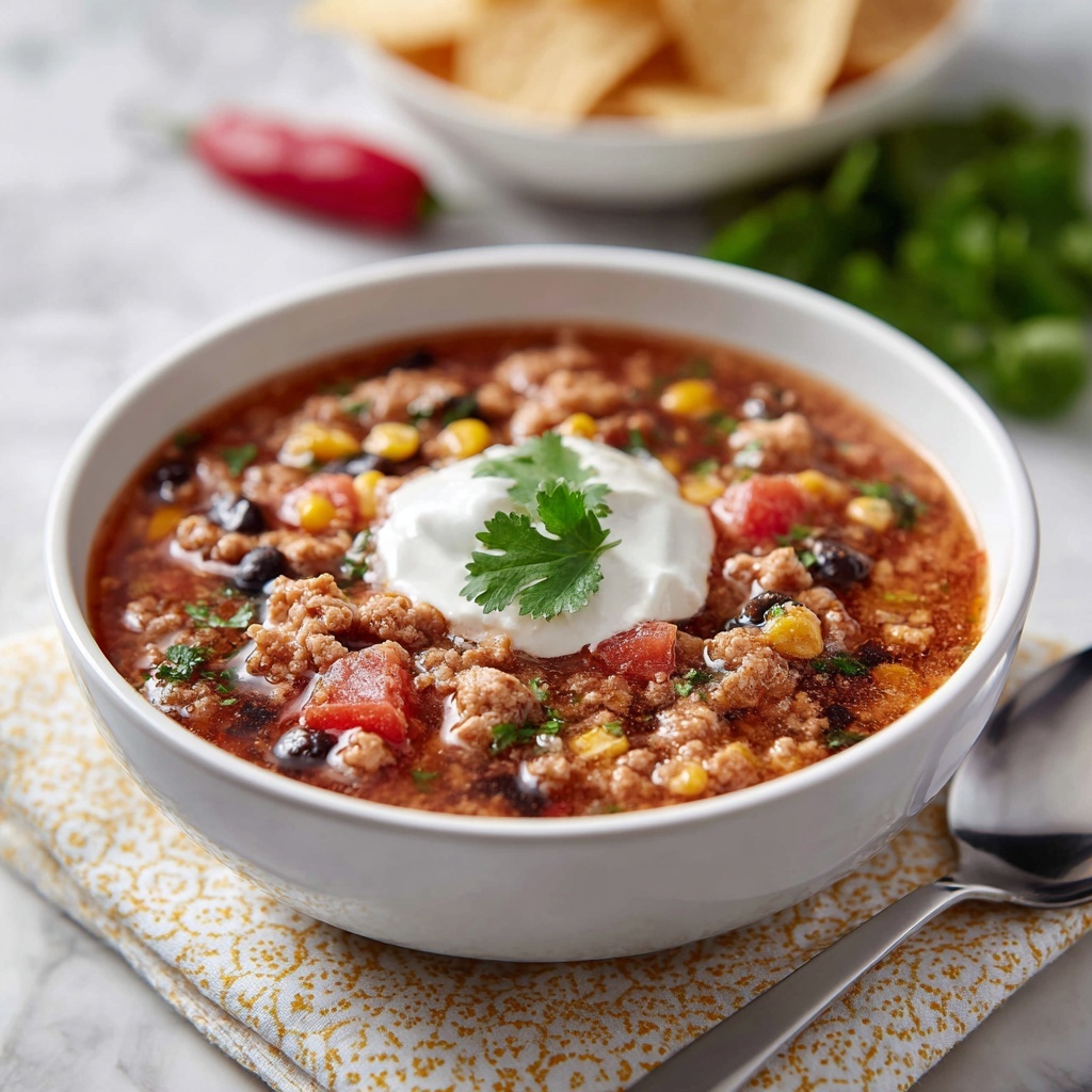 Easy Taco Soup Recipe - Recipe Image