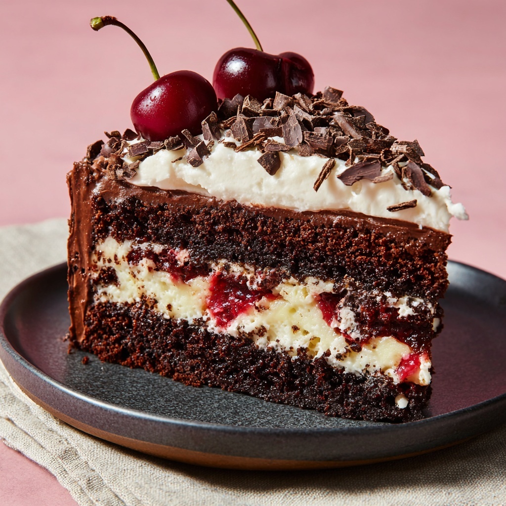 Mile-High Black Forest Cake Recipe - Recipe Image