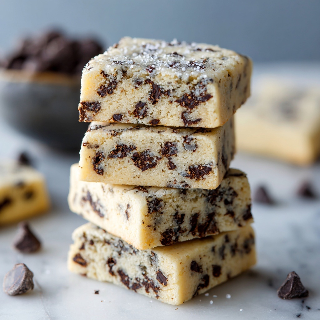 Dippable Chocolate Chip Shortbread Treats Recipe - Recipe Image