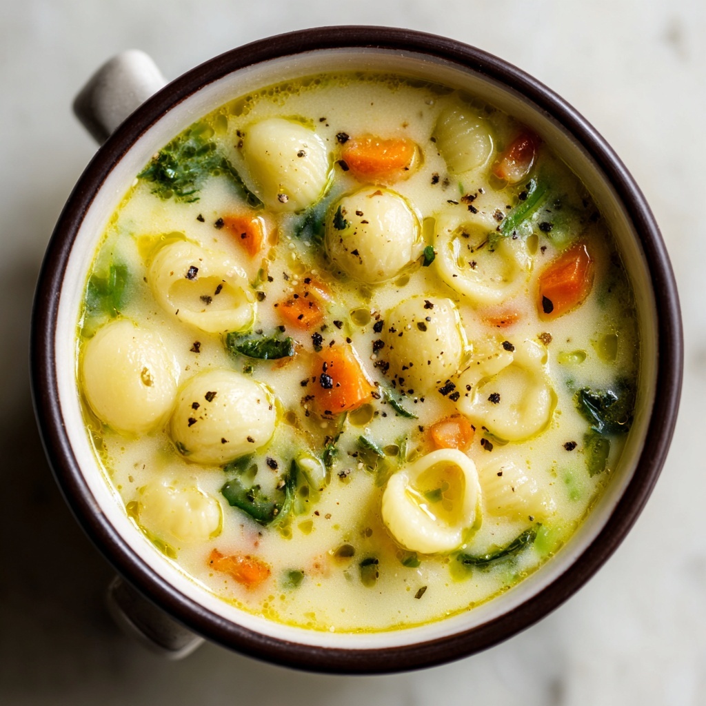 Pastina Soup with Egg and Parmesan Recipe - Recipe Image