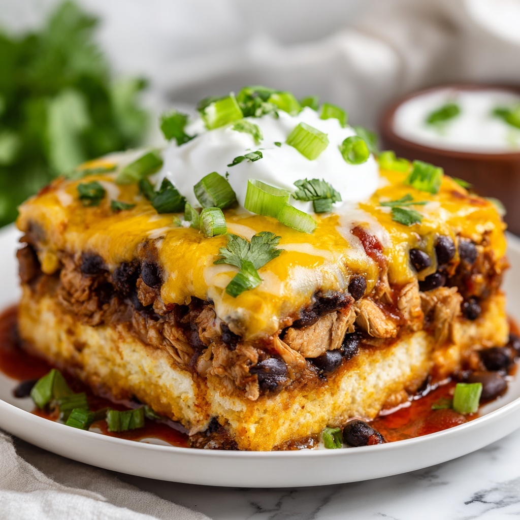 Healthy Chicken Taco Casserole Recipe - Recipe Image