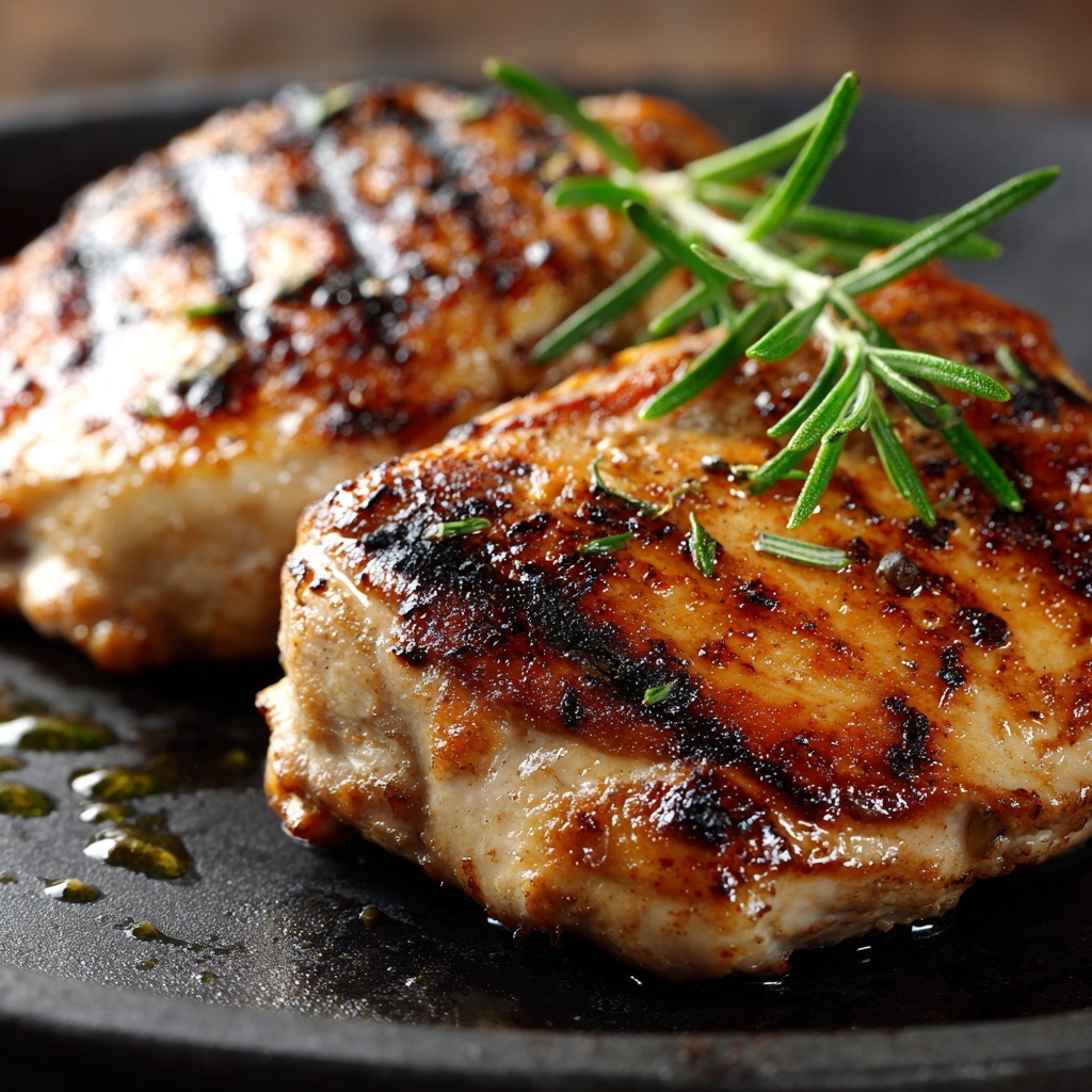 Balsamic Rosemary Chicken Breasts (Pan-Fried) Recipe - Recipe Image