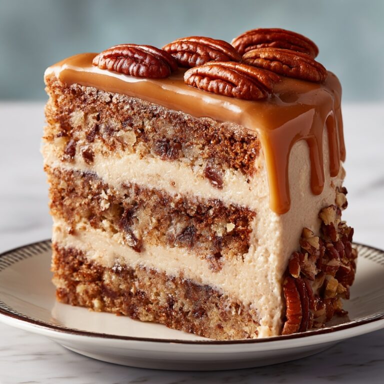 The Southern Pecan Caramel Cake Recipe