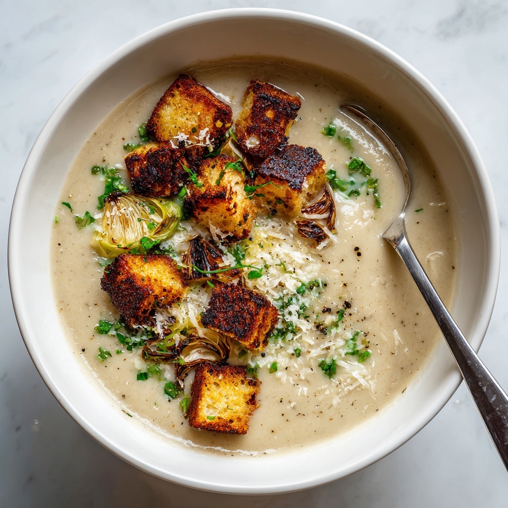 Roasted Garlic Soup Recipe - Recipe Image