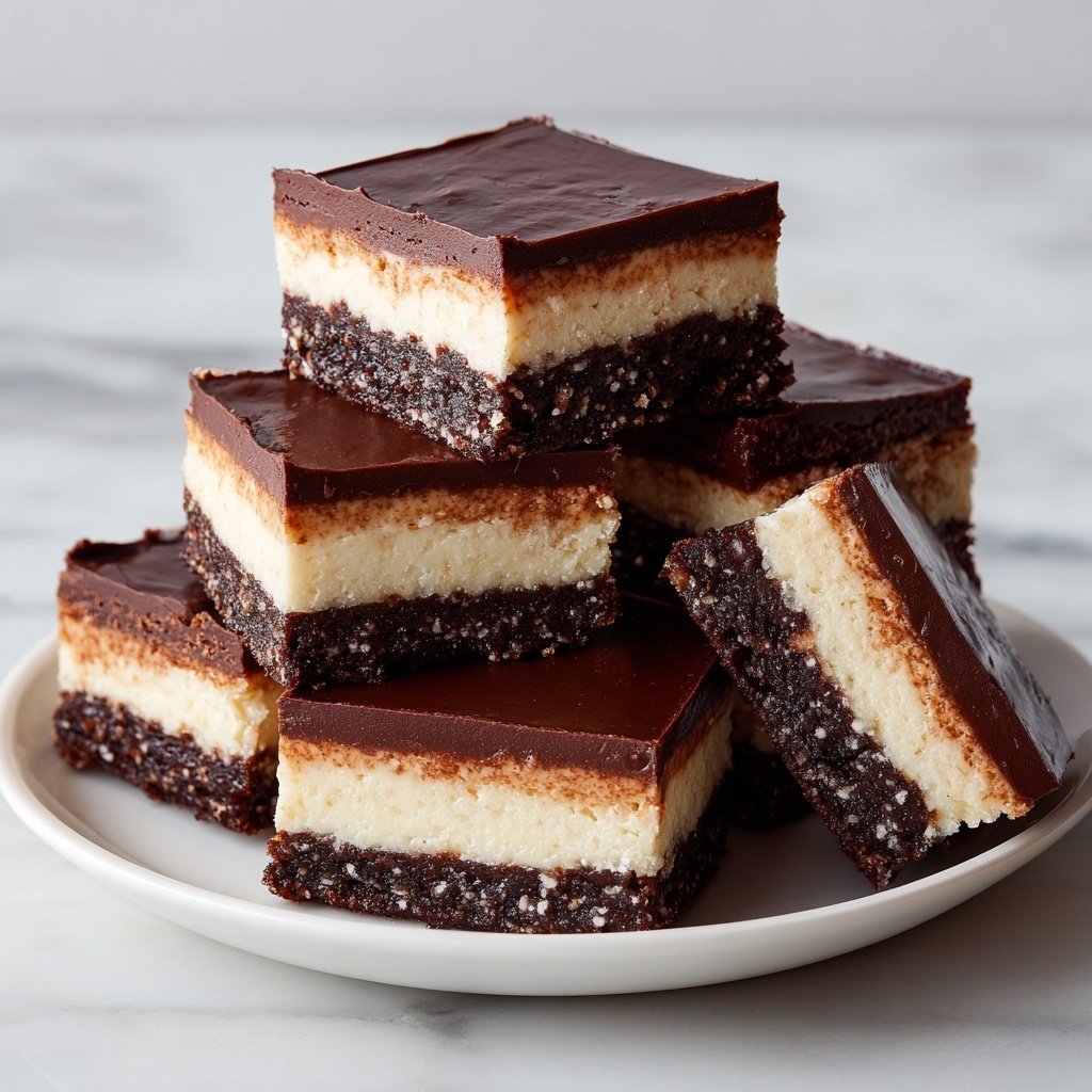 Peanut Chocolate Cheesecake Bars Recipe - Recipe Image