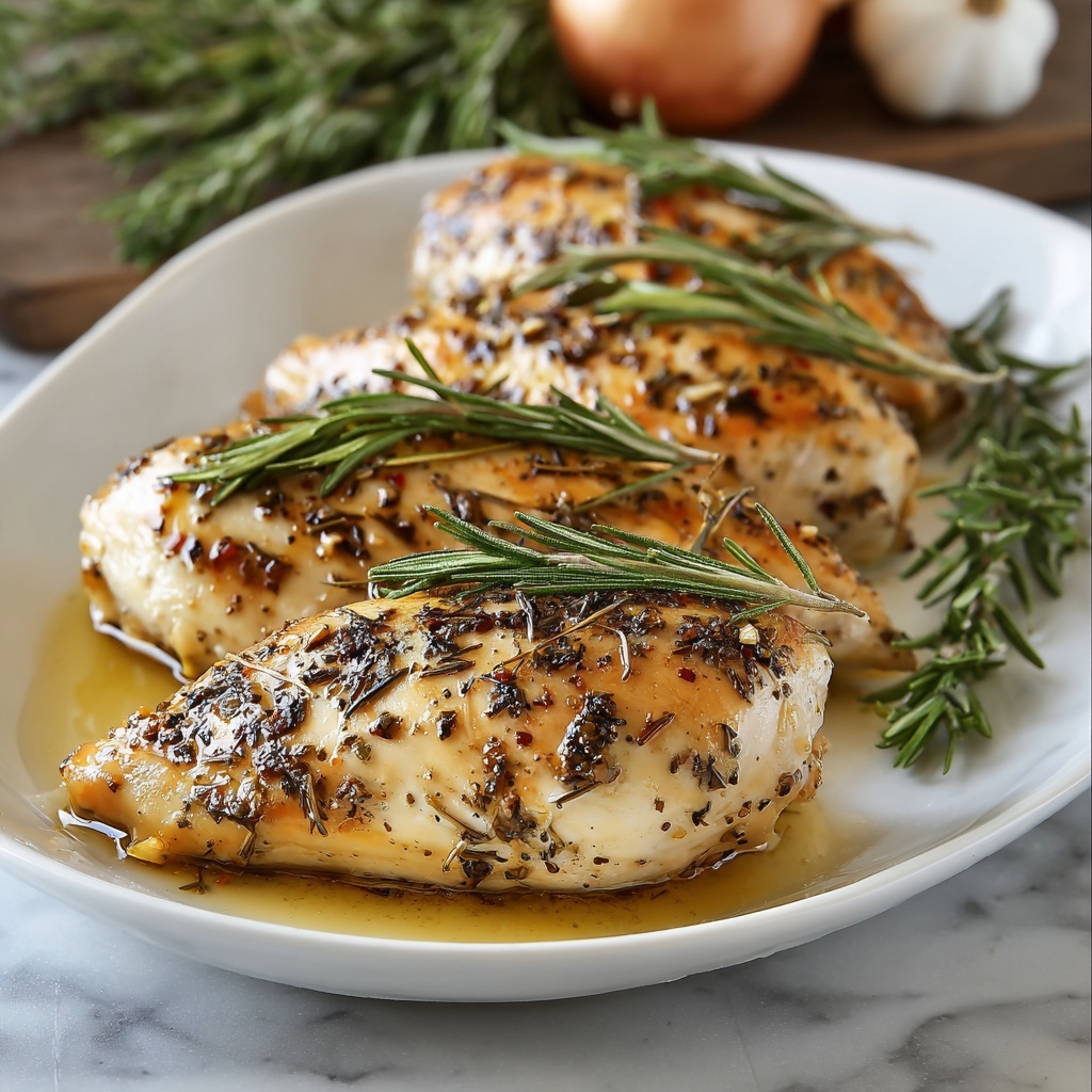 Heart-Healthy Rosemary Chicken Dijon Recipe - Recipe Image