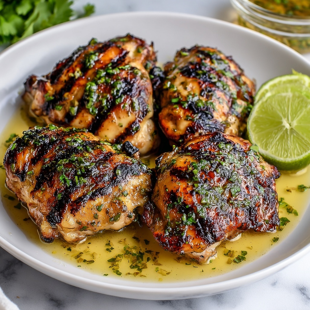 Charred Cilantro Lime Chicken Thighs Recipe - Recipe Image