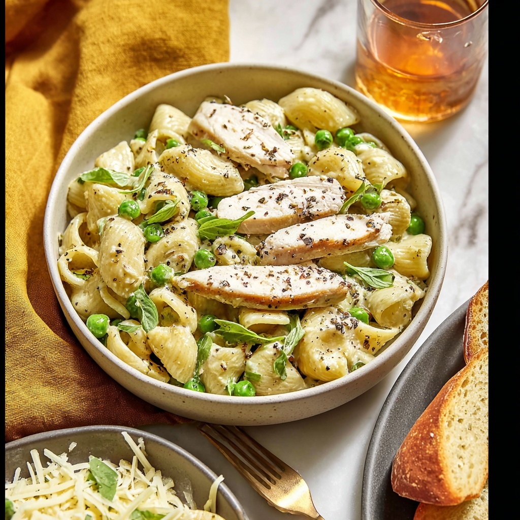 Creamy Chicken Pesto Pasta Recipe - Recipe Image