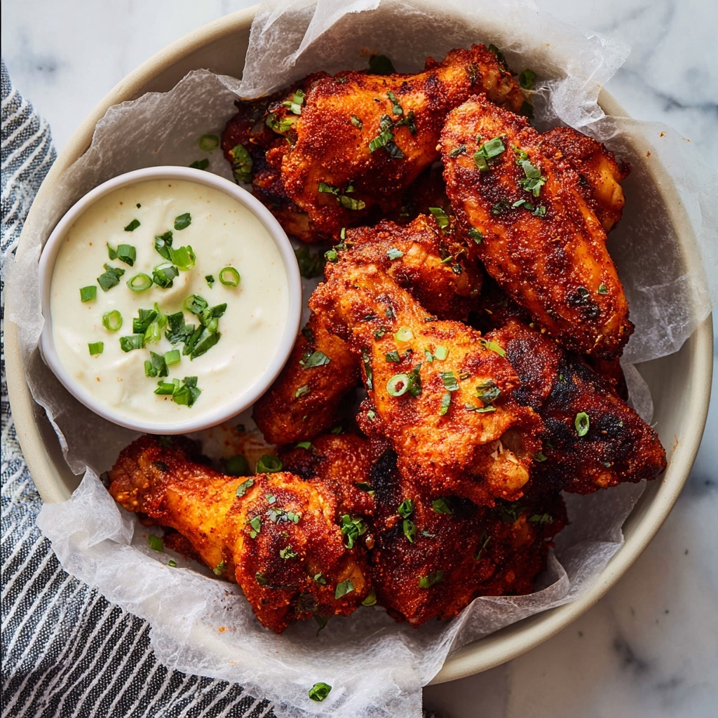 Crispy Baked Chicken Wings with Your Favorite Sauce Recipe - Recipe Image
