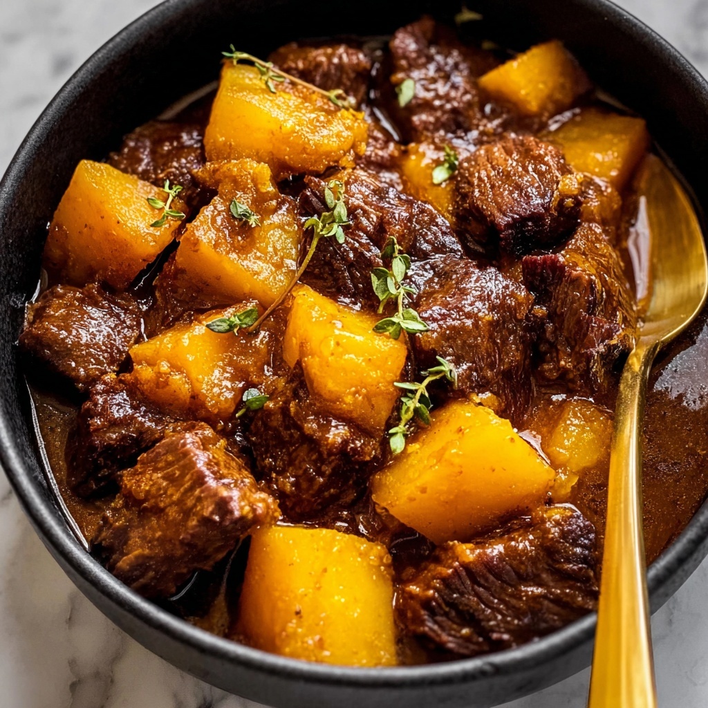 Beef Stew with Pumpkin Recipe - Recipe Image