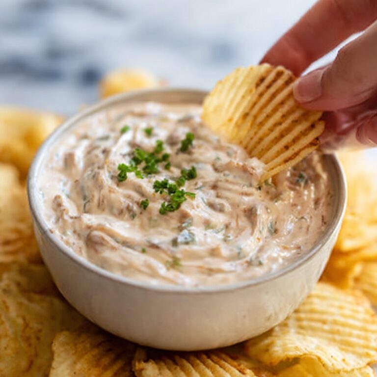 Homemade French Onion Dip Recipe