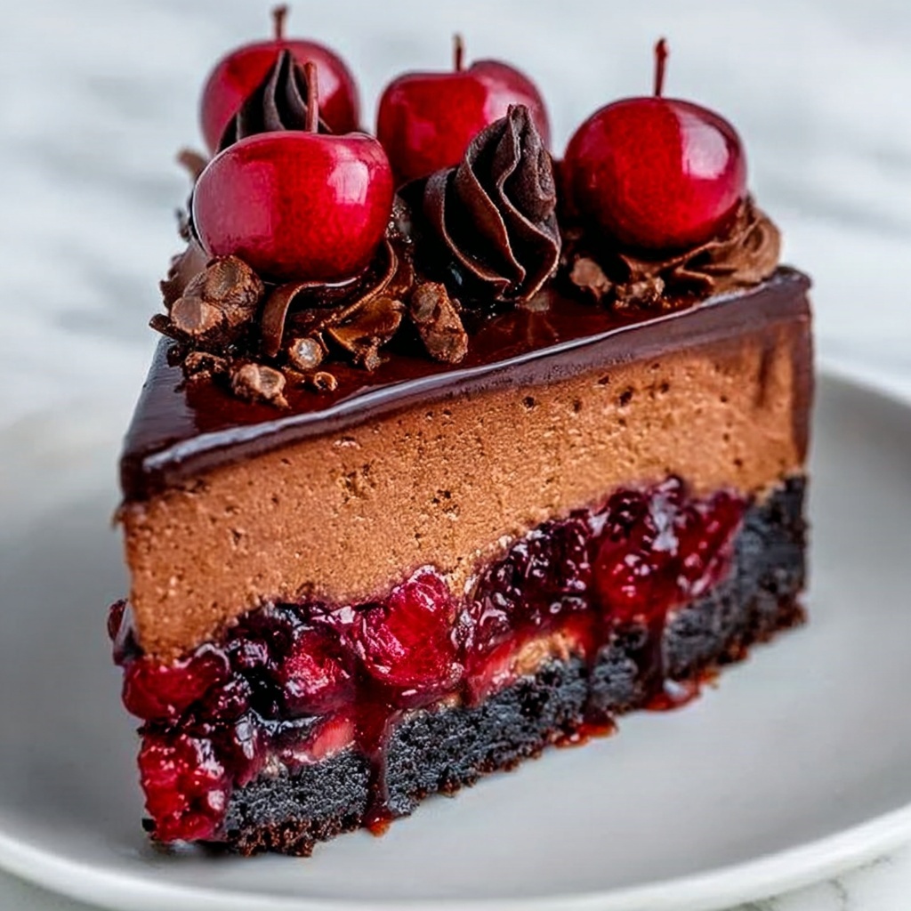 Decadent Cherry Swirl Cake Recipe - Recipe Image