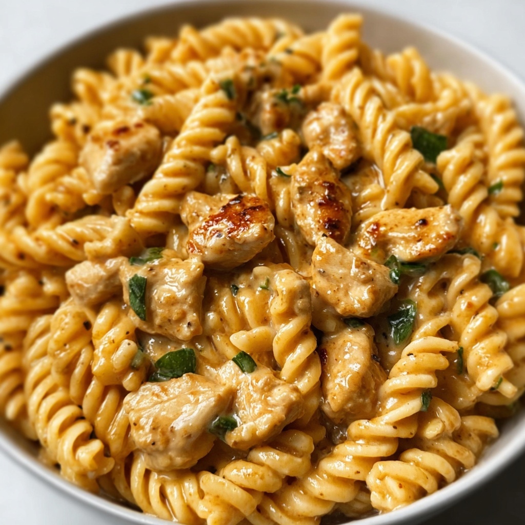 Cajun Cream Cheese Chicken Pasta Bake Recipe - Recipe Image