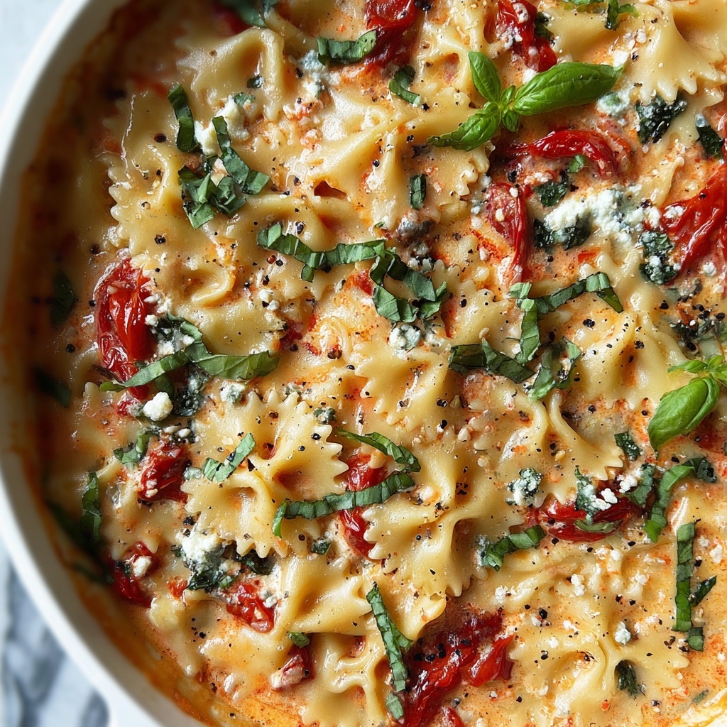 Baked Feta Pasta with Roasted Tomatoes and Fresh Herbs Recipe - Recipe Image
