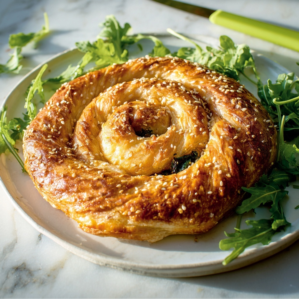 Zucchini and Spinach Pie Recipe - Recipe Image