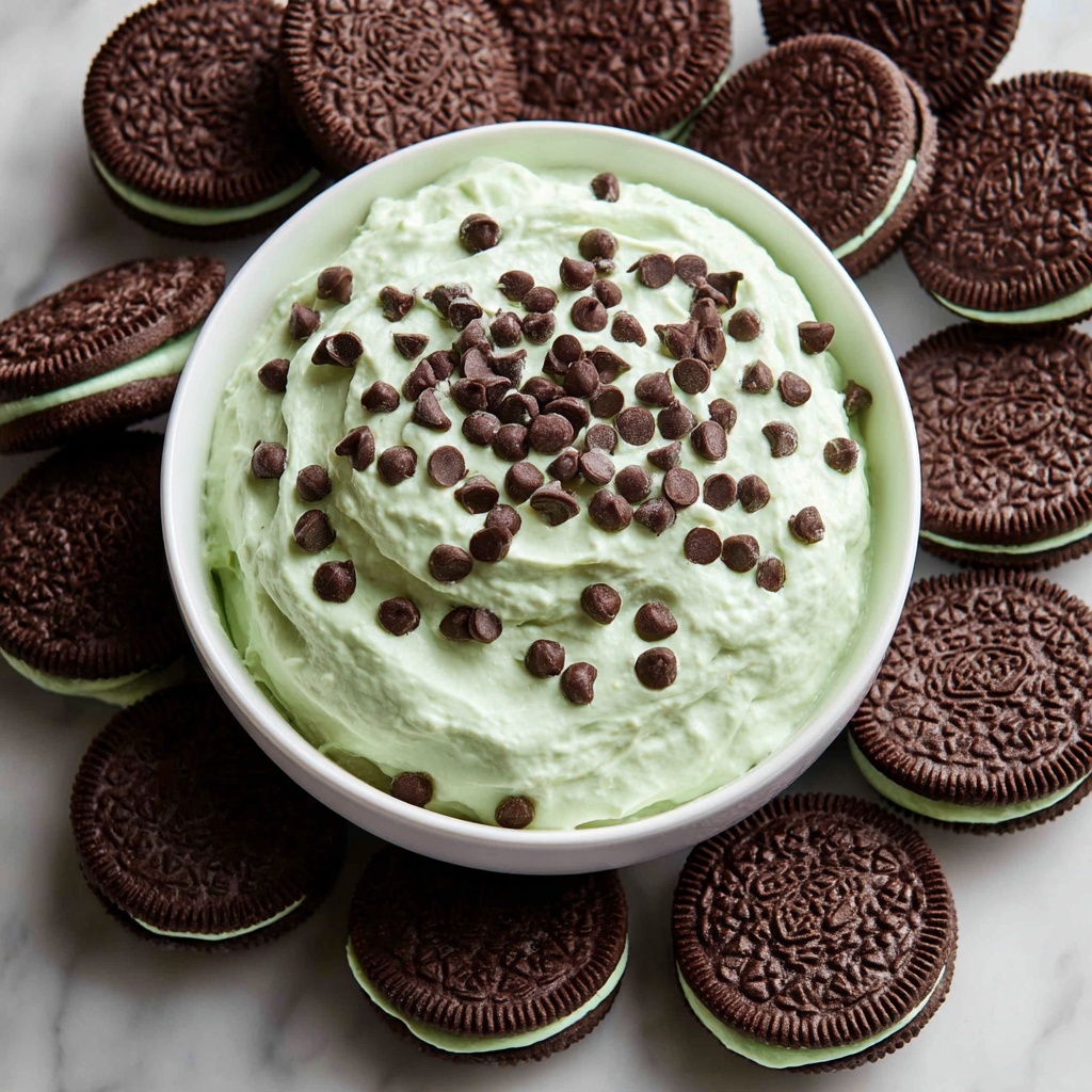 Mint Chocolate Chip Dip Recipe - Recipe Image