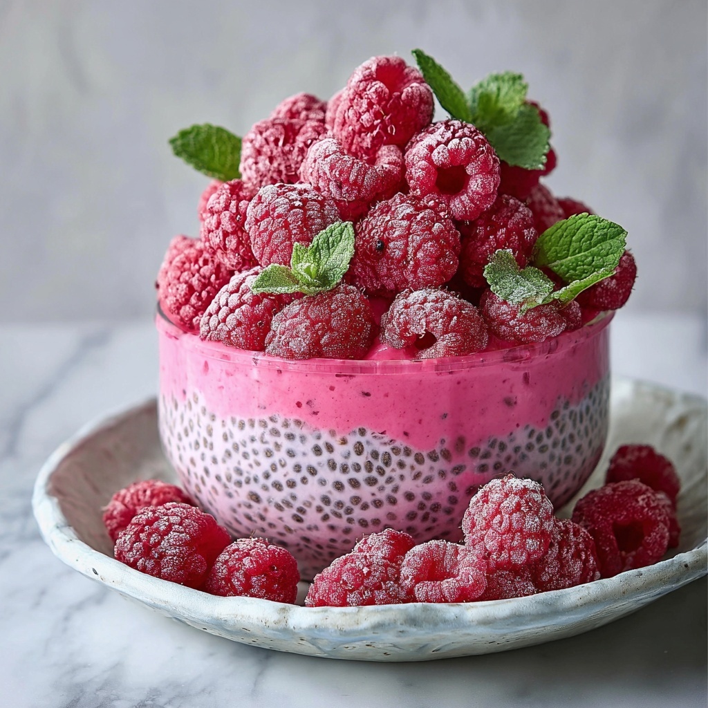 Raspberry Chia Pudding Recipe - Recipe Image
