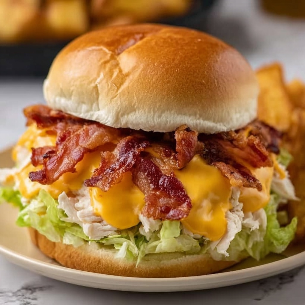 Crock Pot Ranch Chicken Sandwiches Recipe - Recipe Image