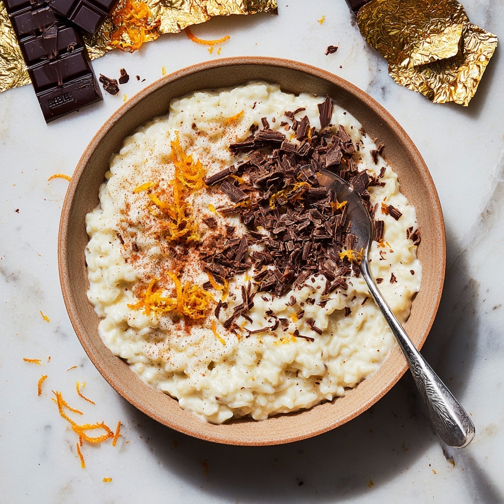 Creamy Orange-Infused Rice Pudding Recipe - Recipe Image