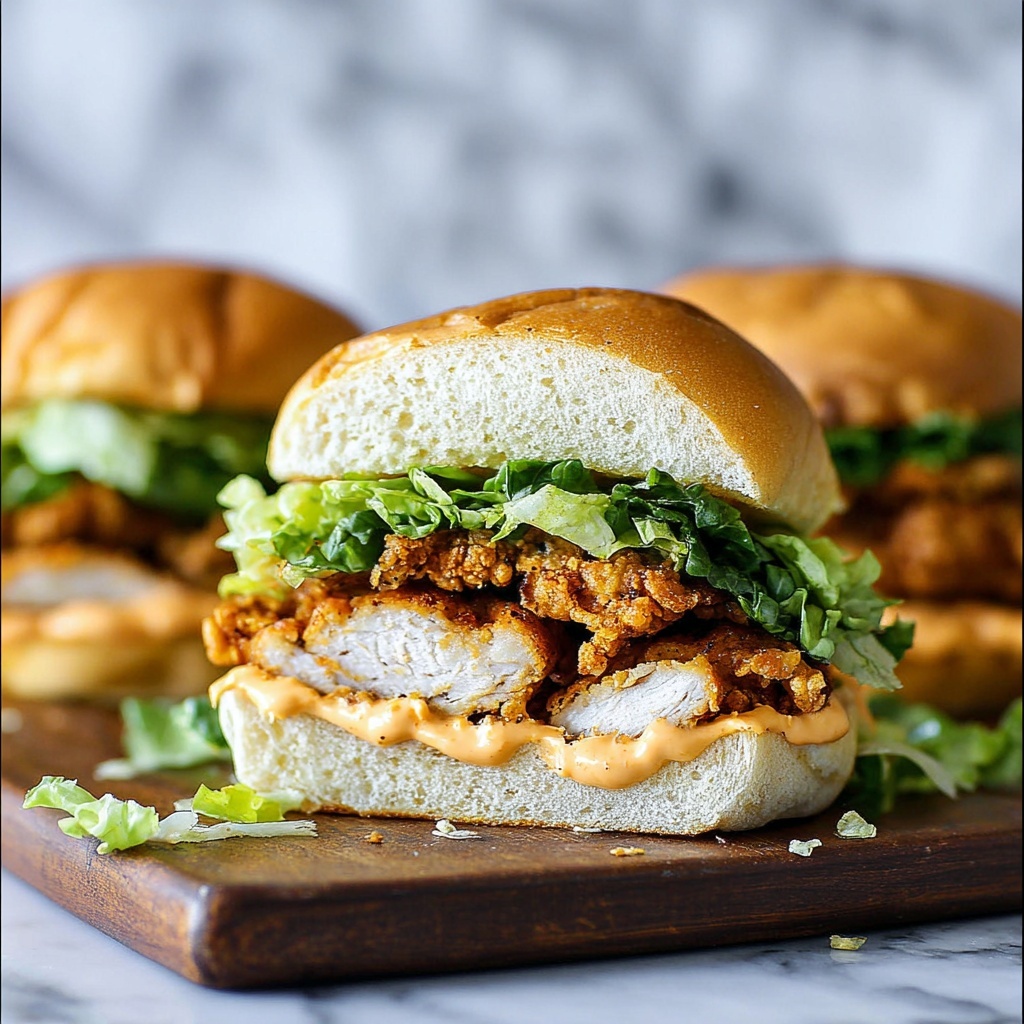 Crispy Chicken Caesar Sandwich Recipe - Recipe Image
