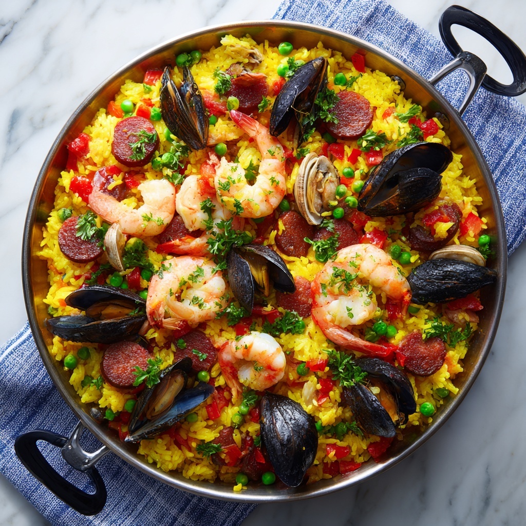 Seafood Paella Recipe - Recipe Image