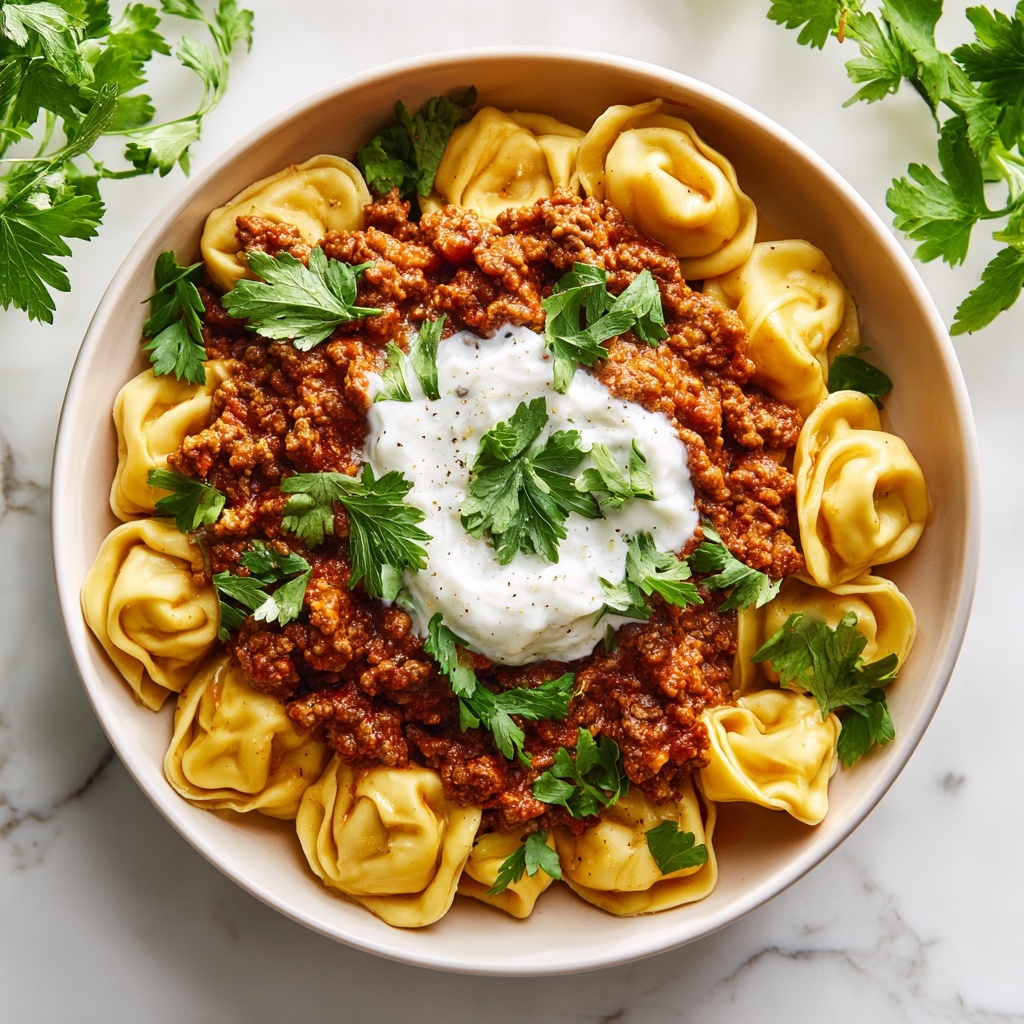 Cheesy Beef Enchiladas Tortellini Recipe - Recipe Image