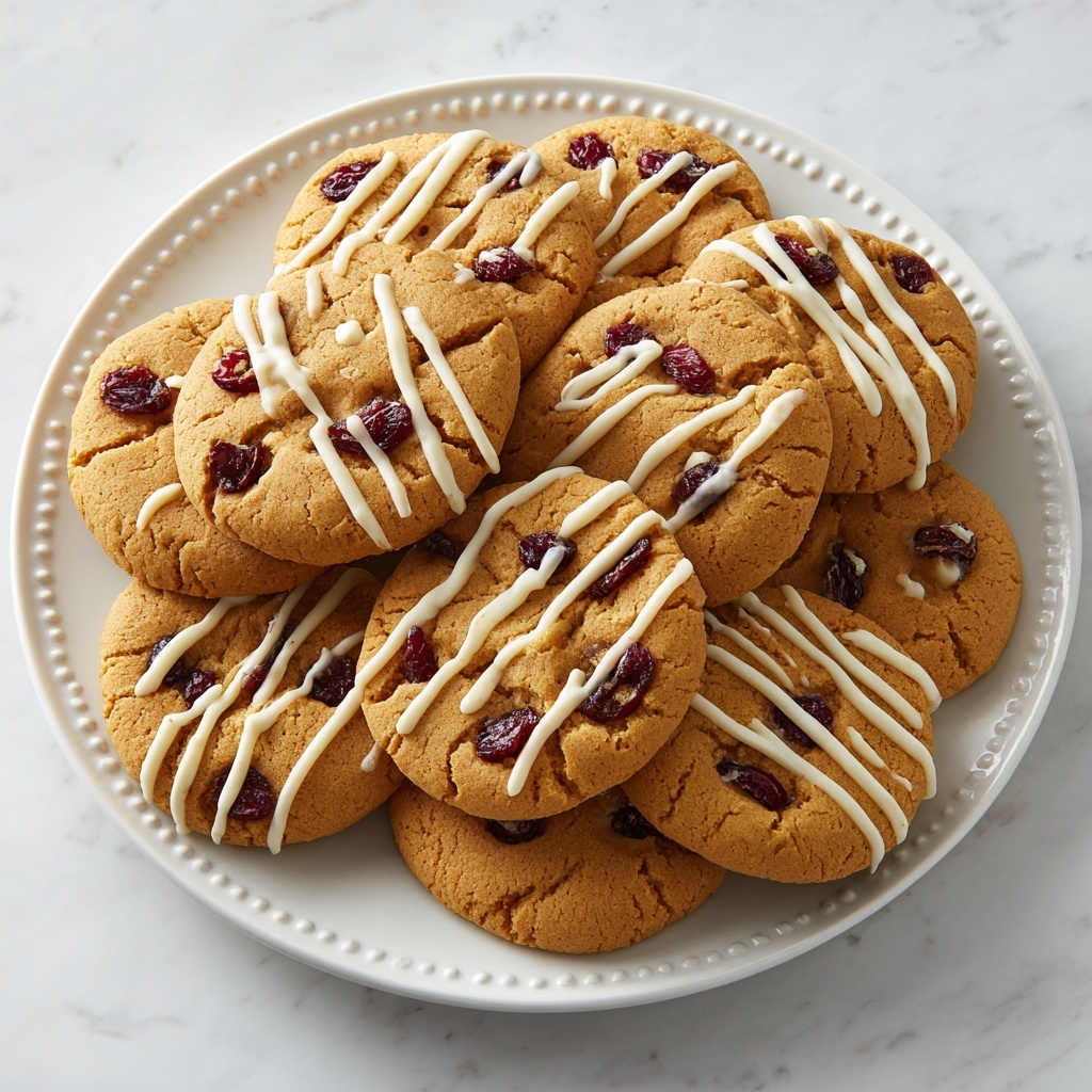 White Chocolate Cranberry Orange Cookies Recipe - Recipe Image
