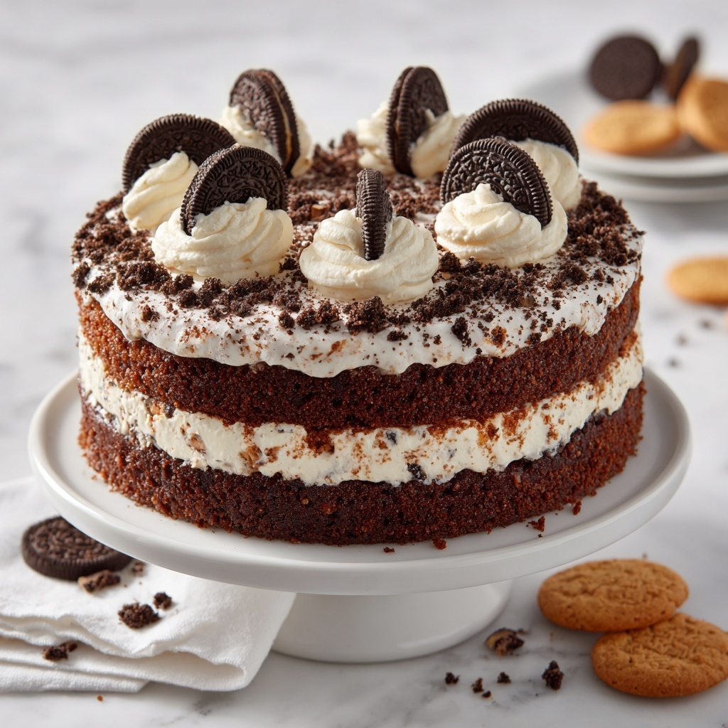 Cookies and Cream Cake Recipe - Recipe Image