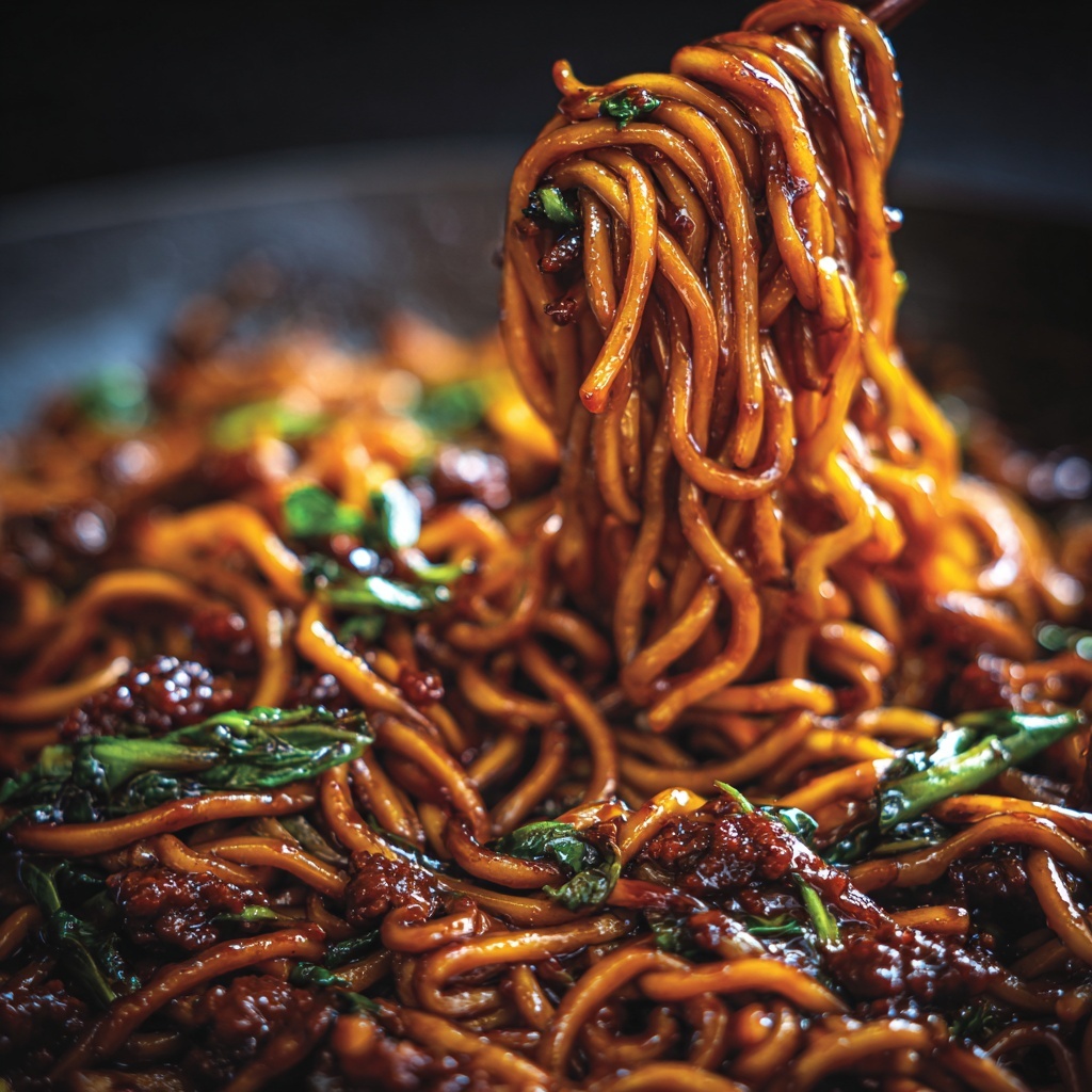 Shanghai Fried Noodles Recipe - Recipe Image