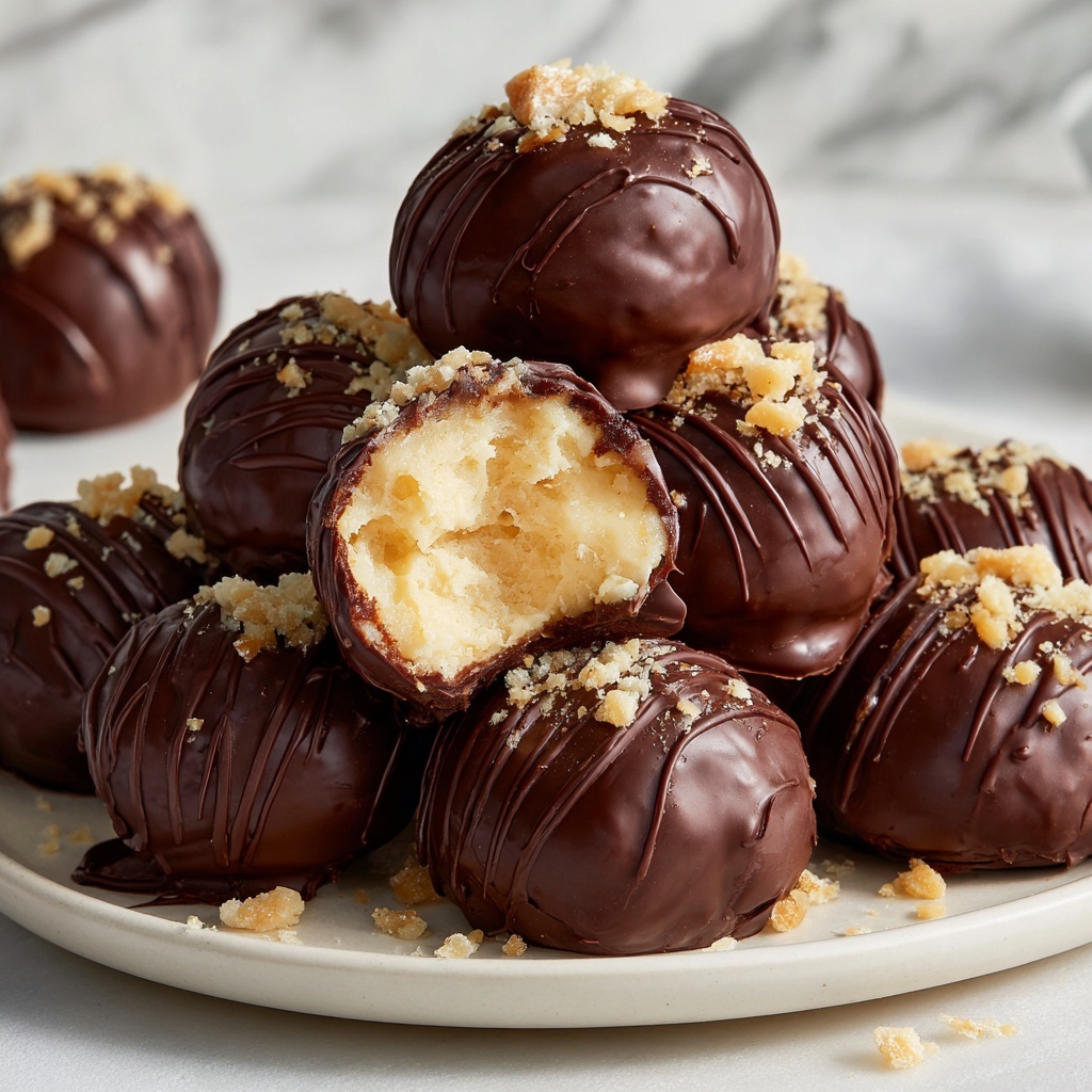 No-Bake Peanut Butter Cheesecake Balls Recipe - Recipe Image
