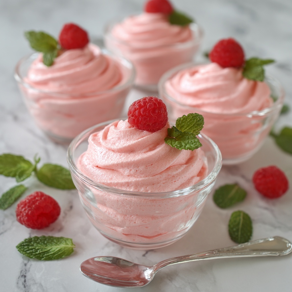 Raspberry Mousse Recipe - Recipe Image