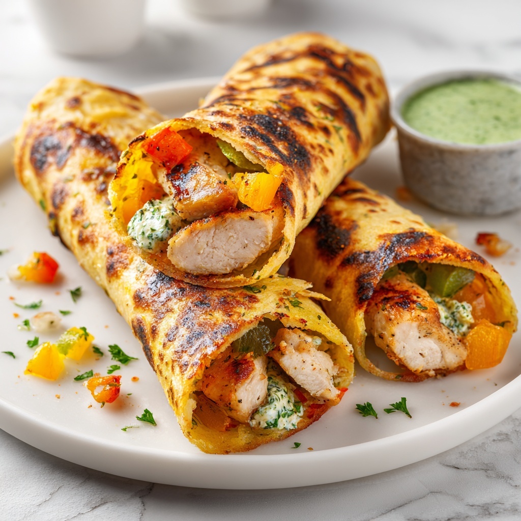 Chicken Fajita Burrito Recipe - Recipe Image