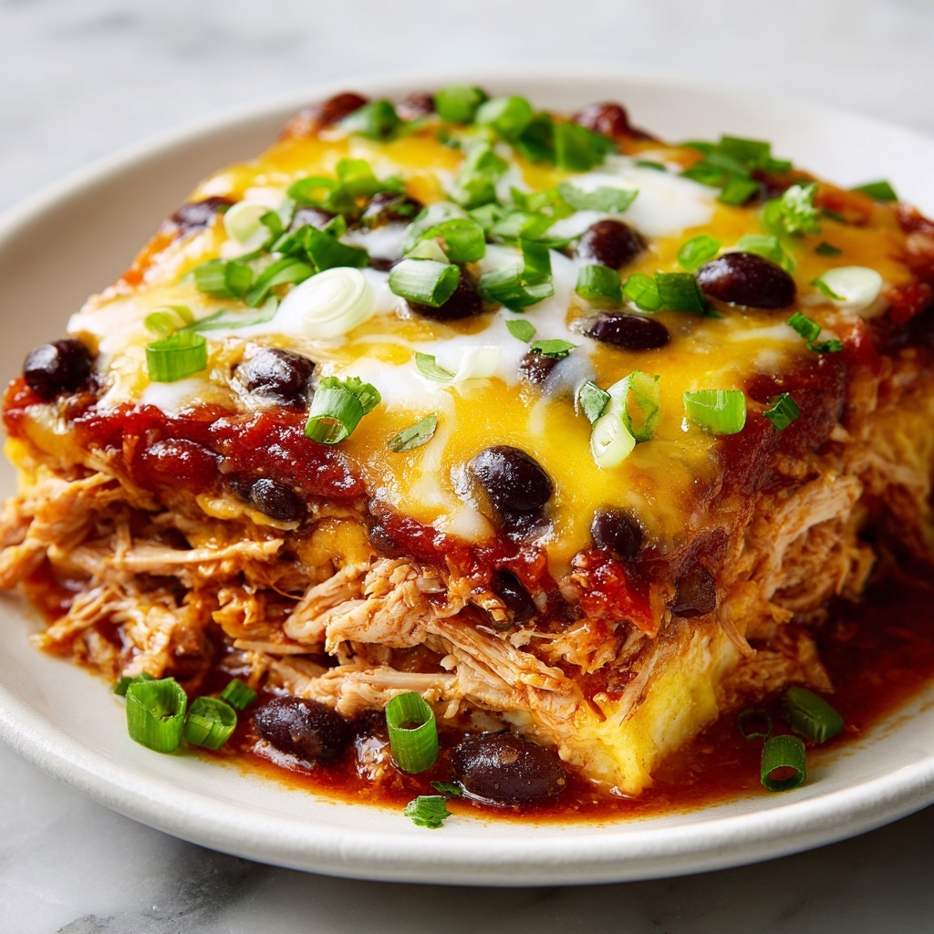 Healthy Chicken Taco Casserole Recipe - Recipe Image
