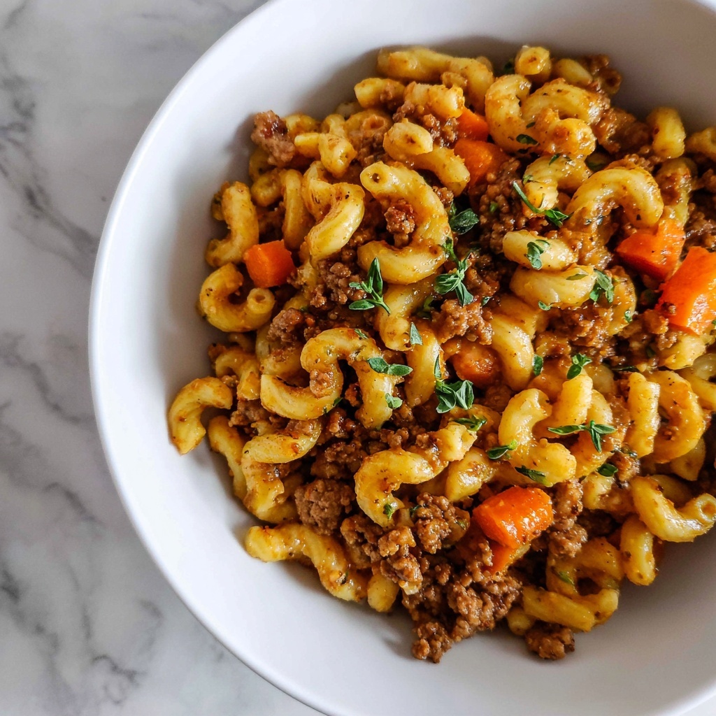 Cheeseburger Pasta Recipe - Recipe Image
