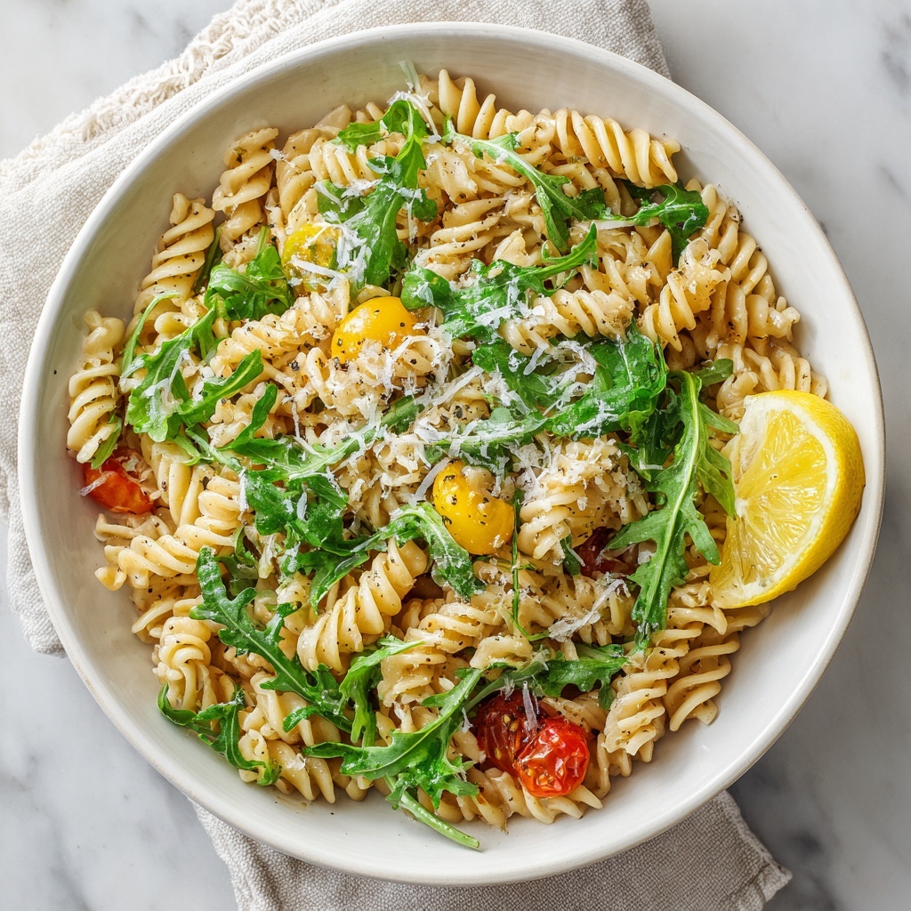 Lemon Basil Parmesan Pasta Salad Recipe - Recipe Image