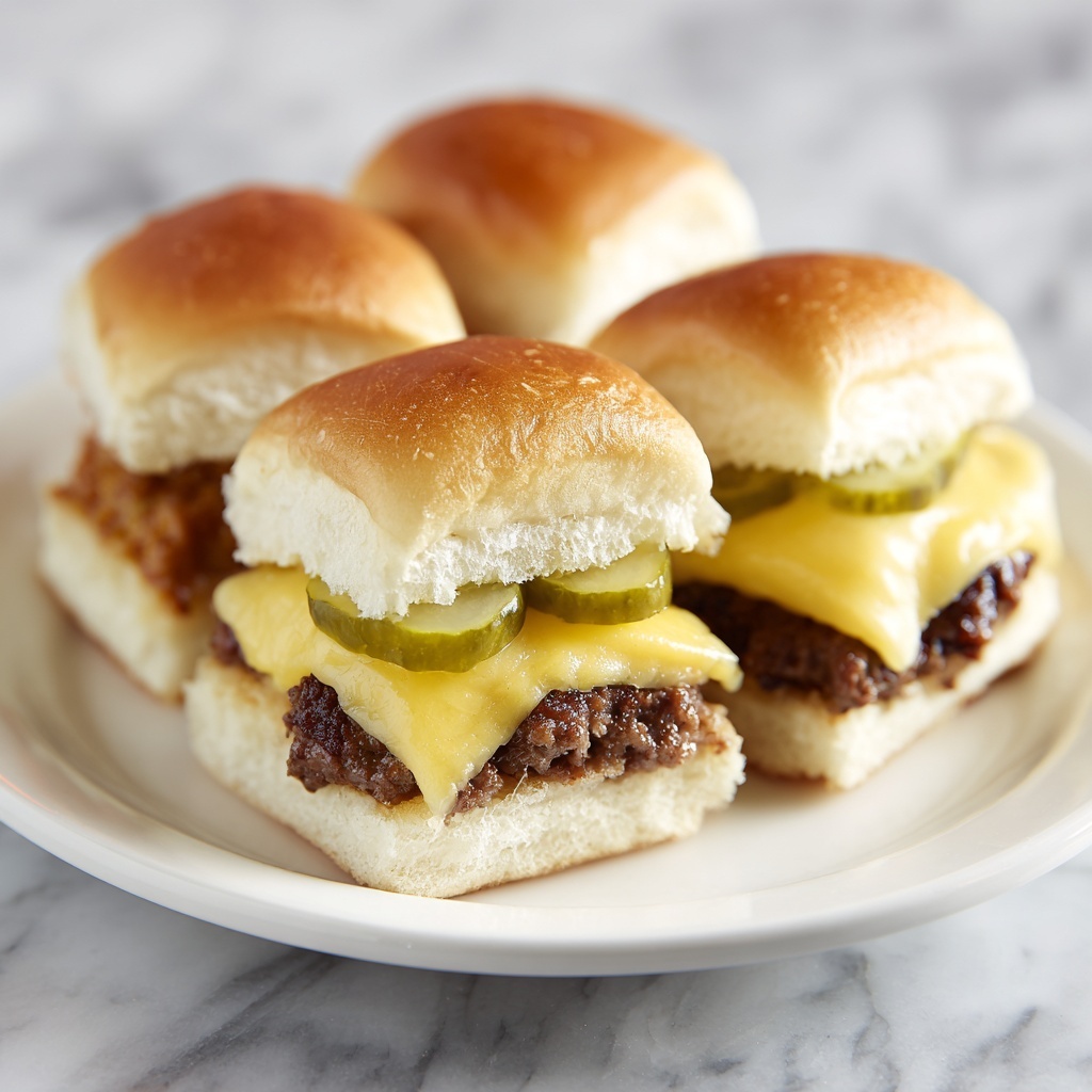 White Castle Sliders Recipe - Recipe Image