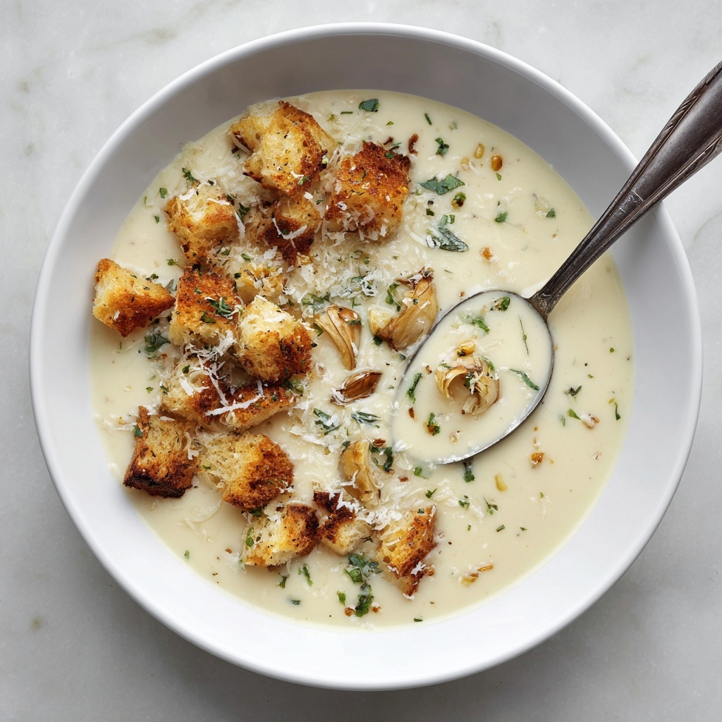 Roasted Garlic Soup Recipe - Recipe Image