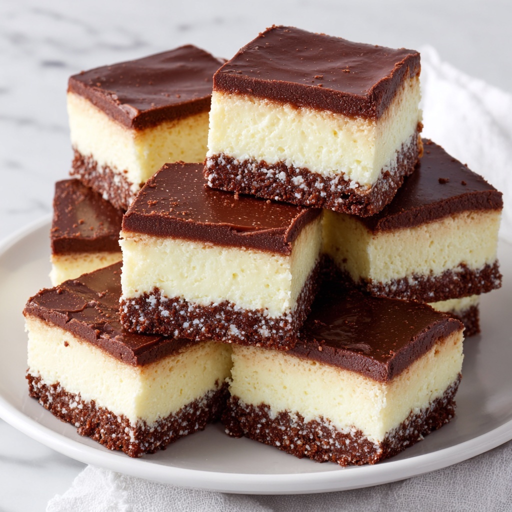 Peanut Chocolate Cheesecake Bars Recipe - Recipe Image