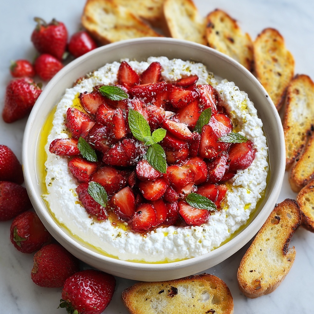 Whipped Feta Dip with Roasted Strawberries Recipe - Recipe Image